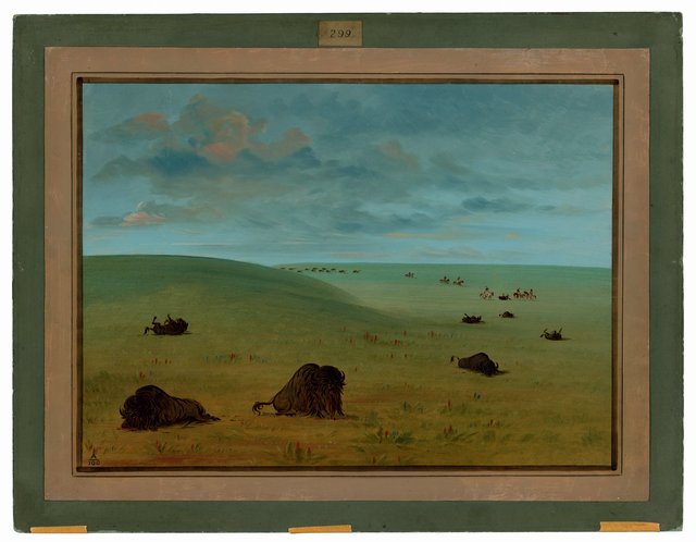 After the Buffalo Chase - Sioux by George Catlin