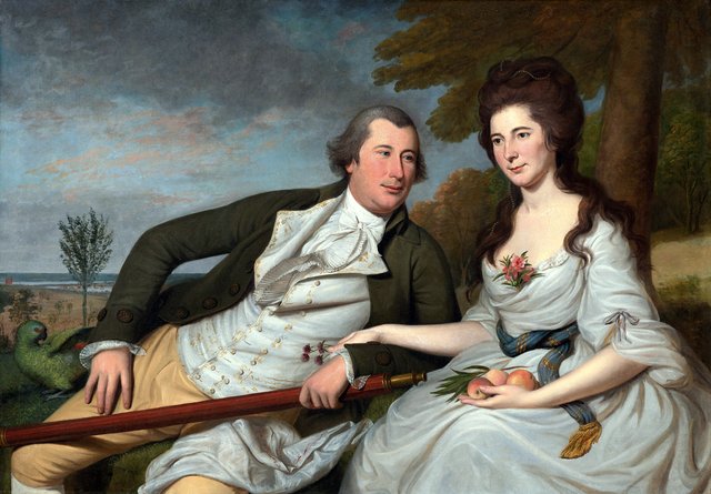 Benjamin and Eleanor Ridgely Laming by Charles Willson Peale