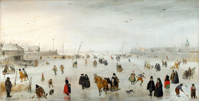 A Scene on the Ice by Hendrick Avercamp