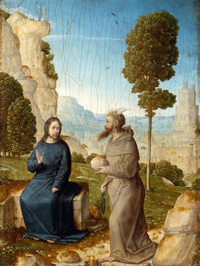 The Temptation of Christ by Juan de Flandes