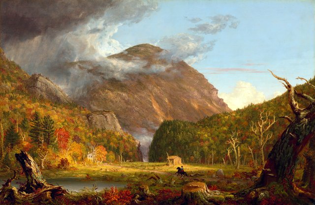A View of the Mountain Pass Called the Notch of the White Mountains (Crawford Notch) by Thomas Cole