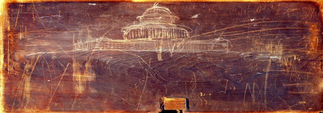 Sketch for Ohio State Capitol Design by Thomas Cole
