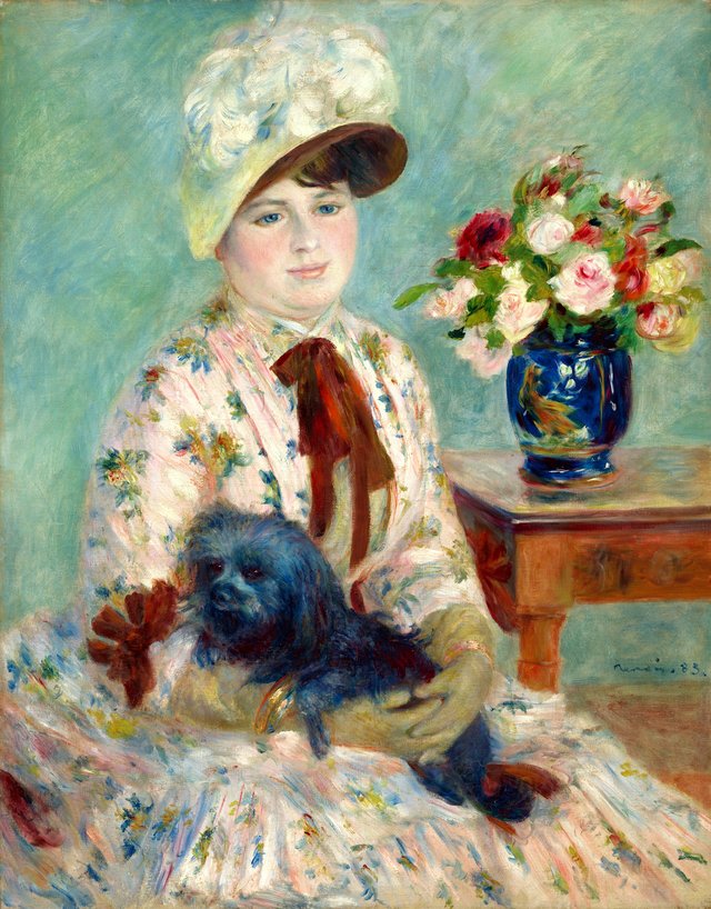 Mlle Charlotte Berthier by Pierre-Auguste Renoir