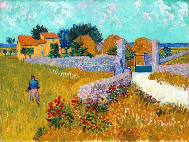 Farmhouse in Provence by Vincent van Gogh