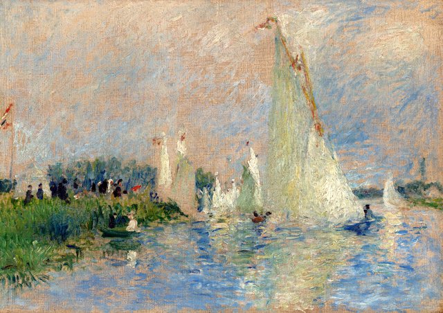 Regatta at Argenteuil by Pierre-Auguste Renoir