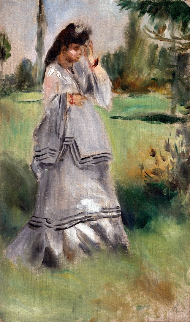 Woman in a Park by Pierre-Auguste Renoir