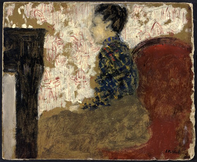 Woman Sitting by the Fireside by Édouard Vuillard
