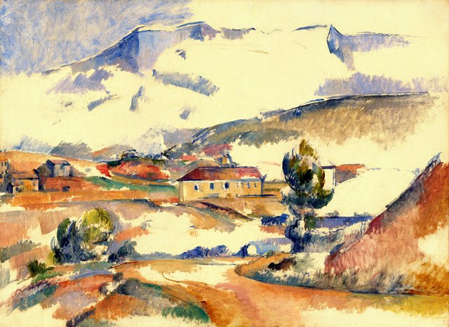 Montagne Sainte-Victoire, from near Gardanne by Paul Cézanne
