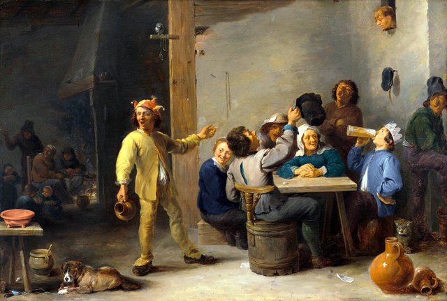Peasants Celebrating Twelfth Night by David Teniers the Younger