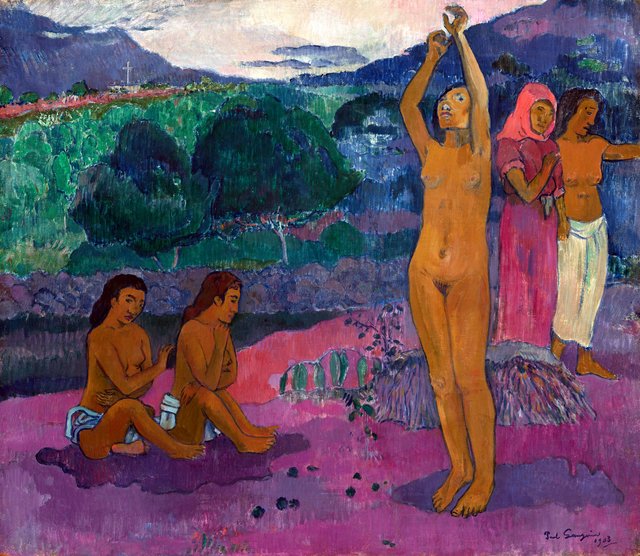 The Invocation by Paul Gauguin
