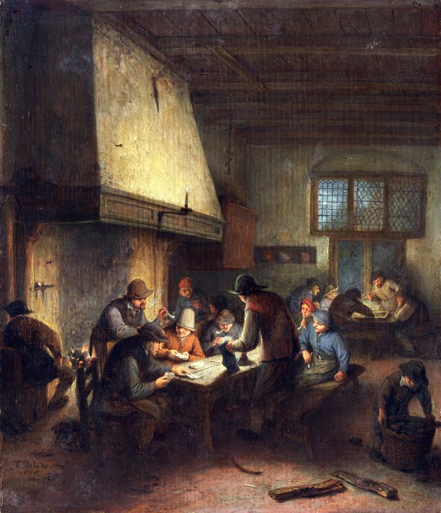 Tavern Scene by Adriaen van Ostade