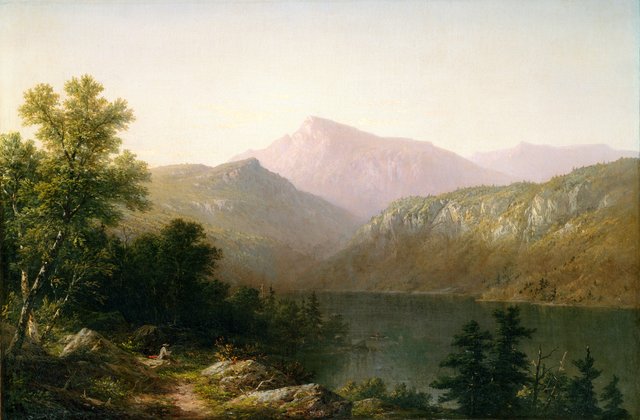 View on Lake George by John William Casilear