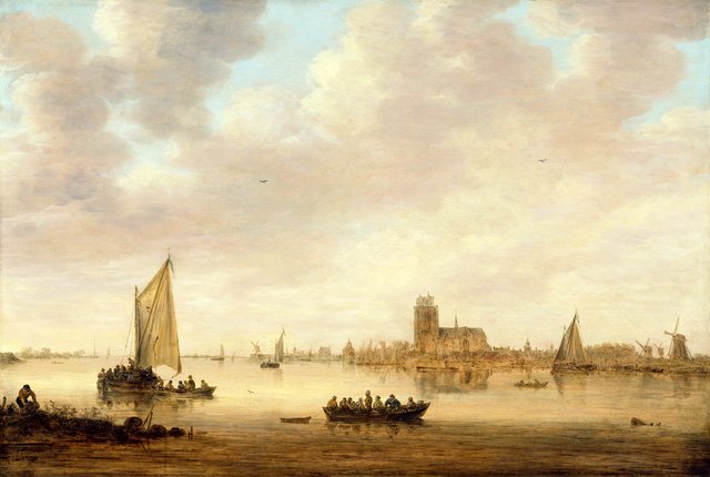 View of Dordrecht from the Dordtse Kil by Jan van Goyen