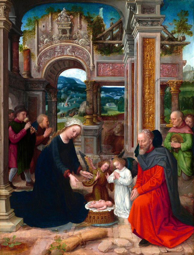 The Adoration of the Shepherds by Adriaen Isenbrandt