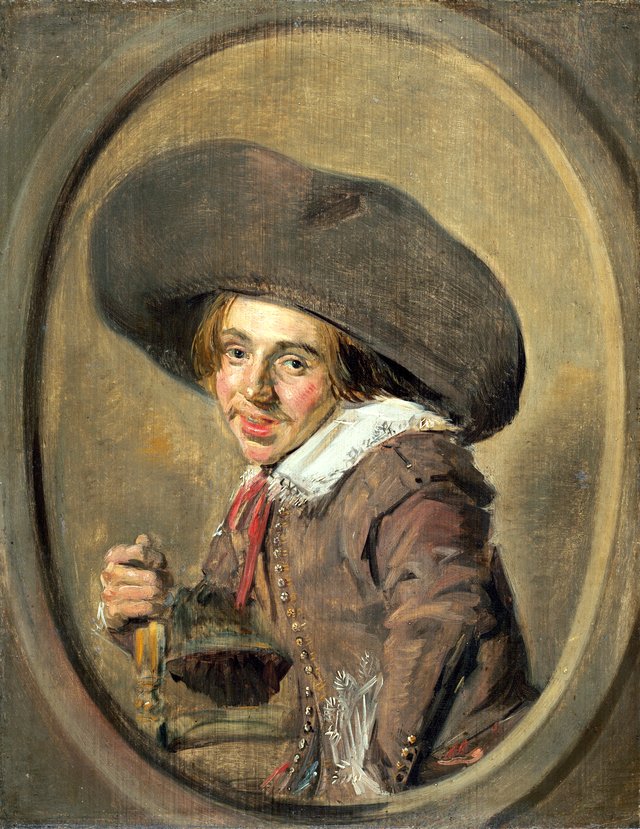 A Young Man in a Large Hat by Frans Hals