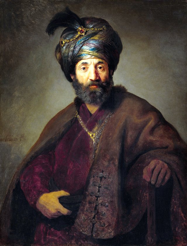 Man in Oriental Costume by Rembrandt