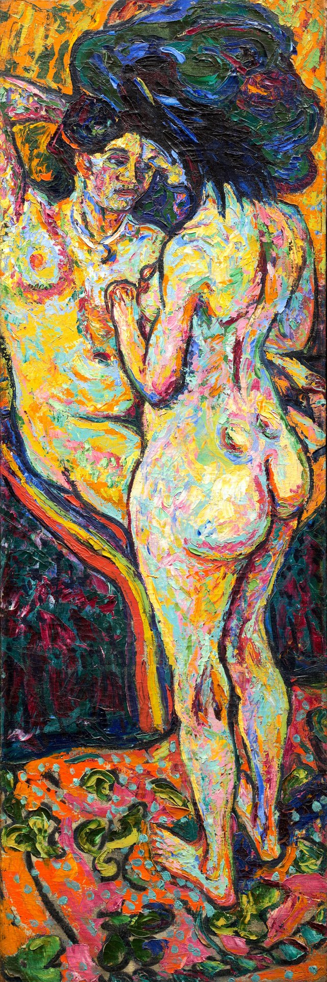 Two Nudes [obverse] by Ernst Ludwig Kirchner