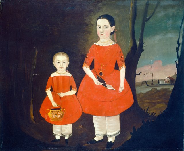 Sisters in Red by Sturtevant J. Hamblin