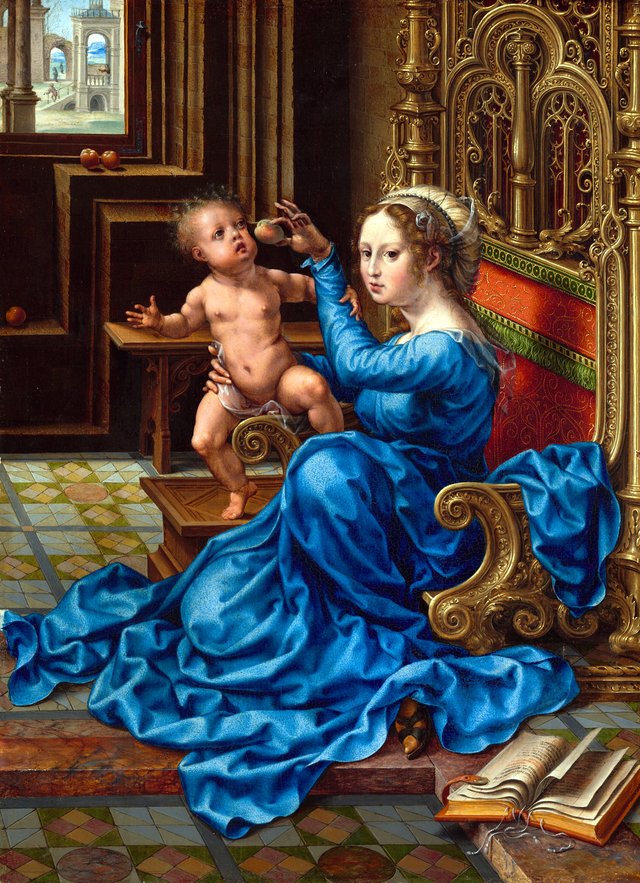 Madonna and Child by Jan Gossaert