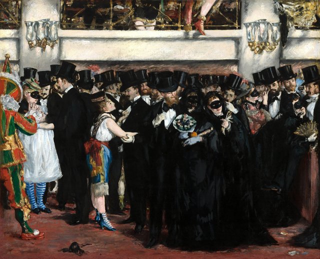 Masked Ball at the Opera by Édouard Manet