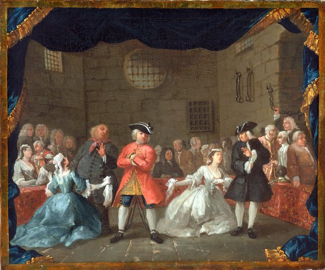 A Scene from The Beggar's Opera by William Hogarth