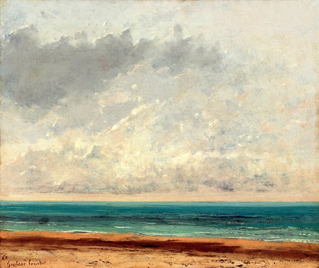Calm Sea by Gustave Courbet
