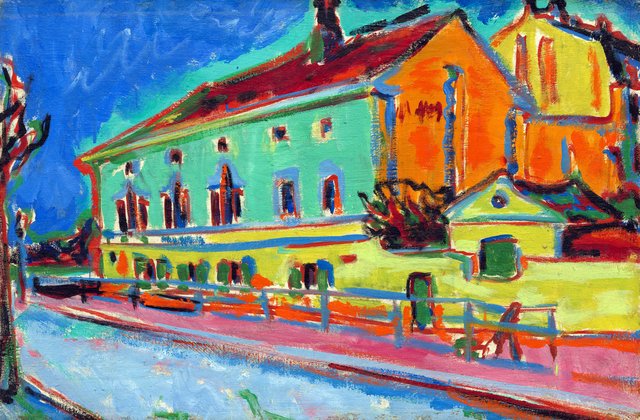 Dance Hall Bellevue [obverse] by Ernst Ludwig Kirchner