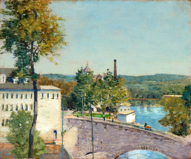 U.S. Thread Company Mills, Willimantic, Connecticut by J. Alden Weir