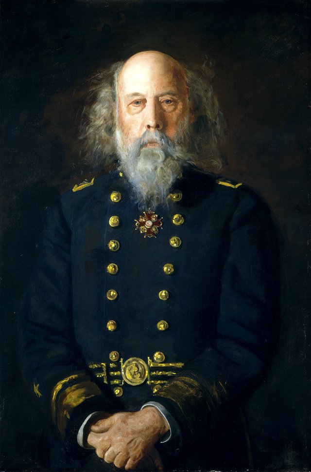 Rear Admiral George W. Melville by Thomas Eakins