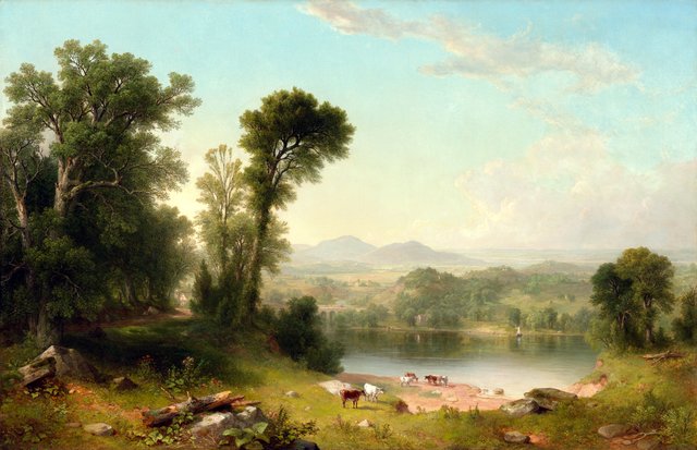 Pastoral Landscape by Asher Brown Durand