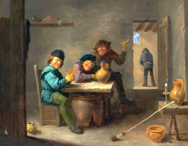 Peasants in a Tavern by David Teniers the Younger