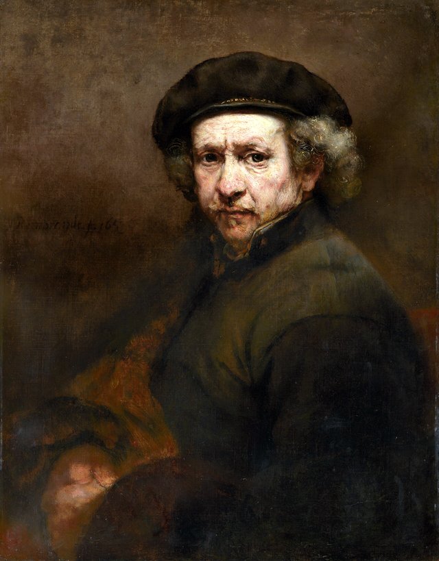 Self-Portrait by Rembrandt