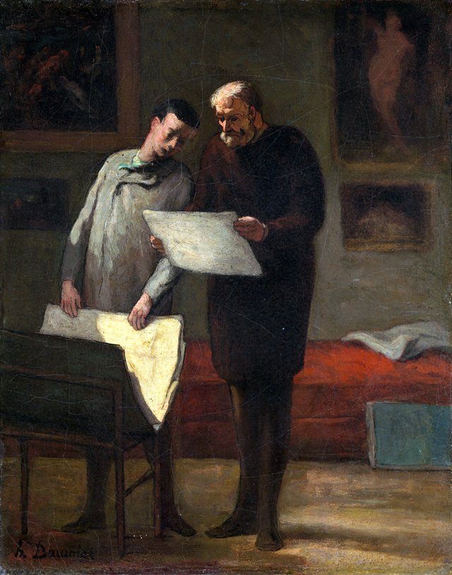Advice to a Young Artist by Honoré Daumier