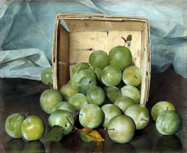 Green Plums by Joseph Decker