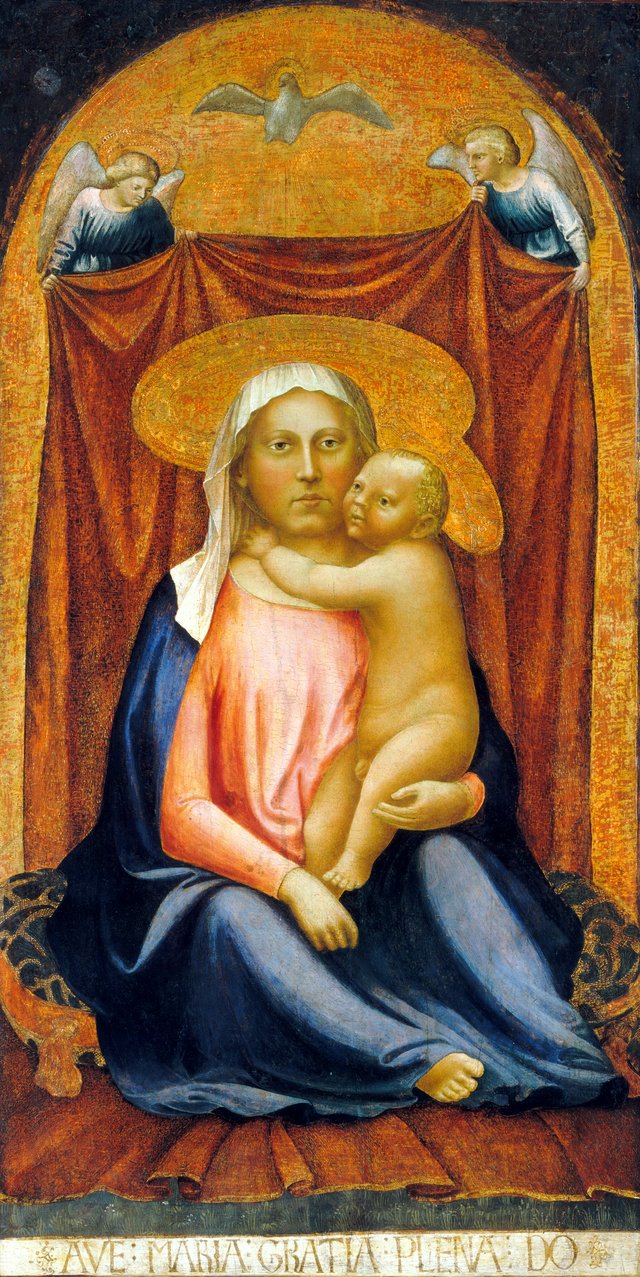 The Madonna of Humility by Masaccio