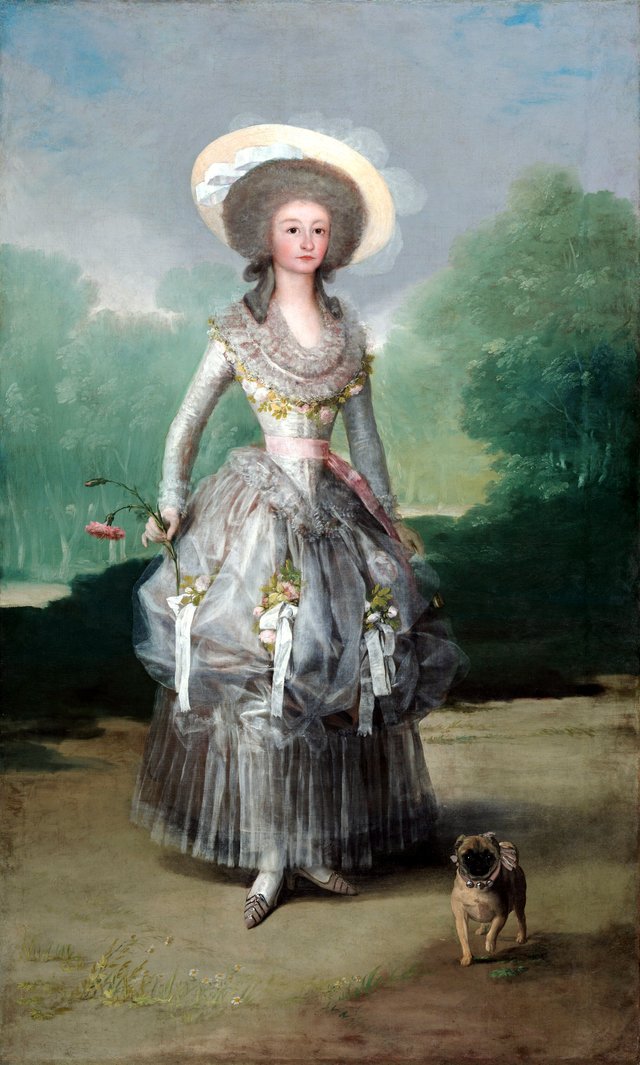 The Marquesa de Pontejos by Francisco Goya