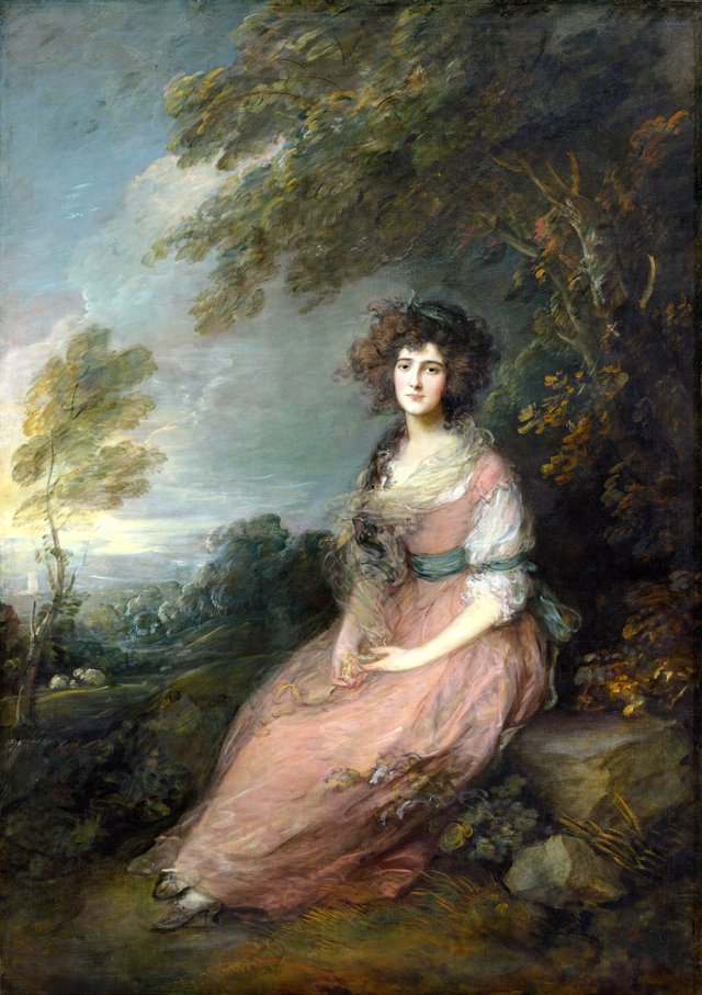Mrs. Richard Brinsley Sheridan by Thomas Gainsborough