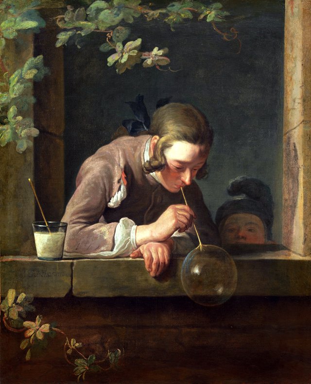 Soap Bubbles by Jean-Baptiste-Siméon Chardin