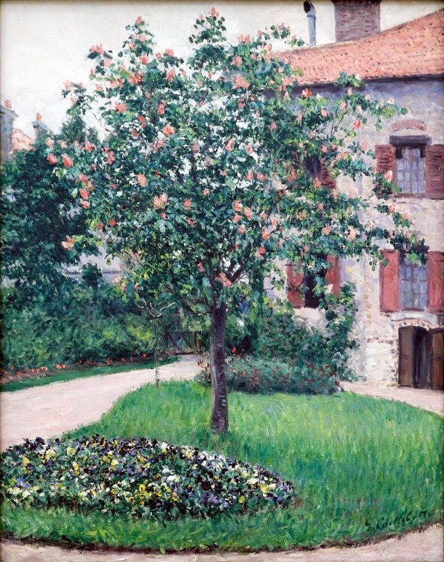 Blossoming Tree by Gustave Caillebotte