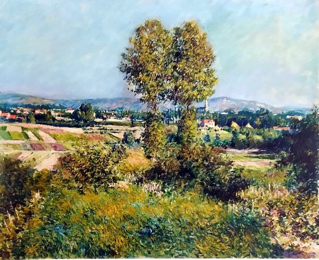 Landschaft in Argenteuil by Gustave Caillebotte