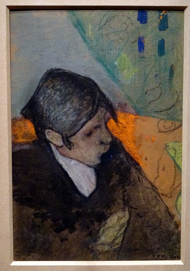 Roussel à la mèche noire by Édouard Vuillard