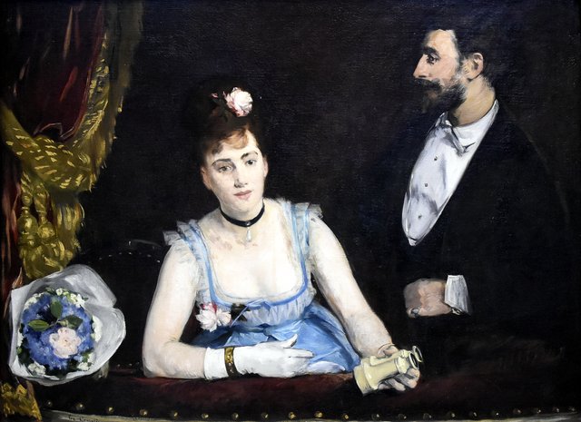 A Box at the Theatre des Italiens by Eva Gonzalès