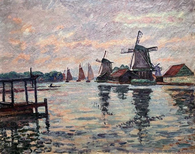 Paysage de Hollande by Armand Guillaumin