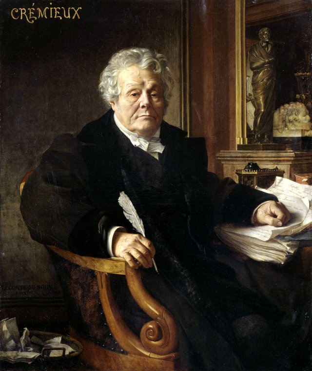 Adolphe Crémieux by Jean-Jules-Antoine Lecomte du Nouÿ