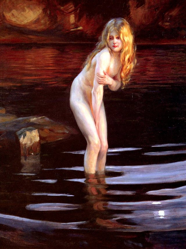 At dusk by Paul Émile Chabas