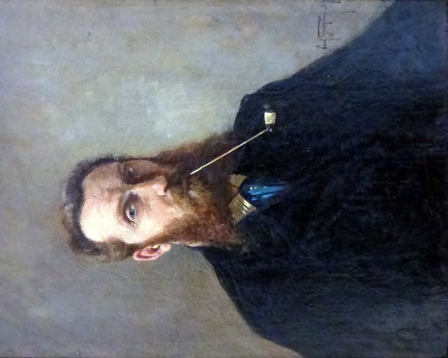 Self-portrait by Paul Guigou