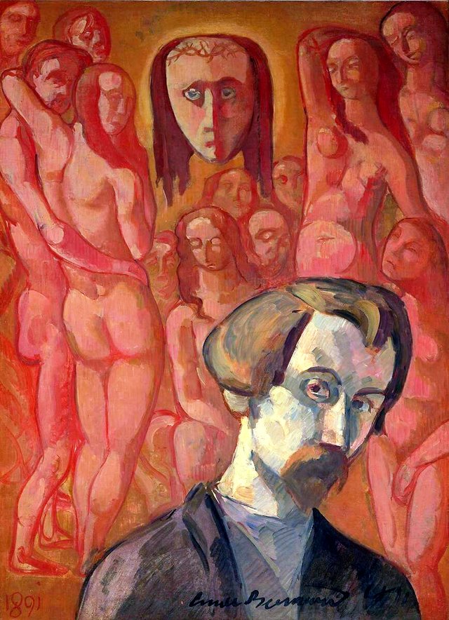 Symbolic Self-Portrait by Émile Bernard