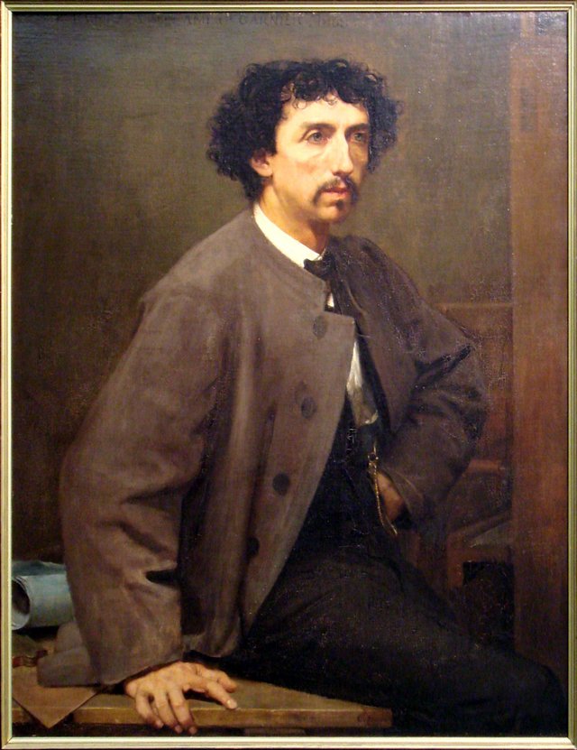 Portrait of Charles Garnier by Paul-Jacques-Aimé Baudry
