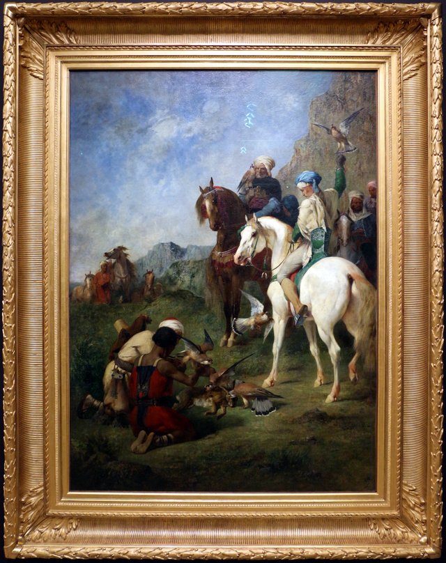 Falconry in Algeria: the kill by Eugène Fromentin