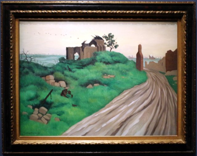 Church ruins in Hurlus by Félix Vallotton